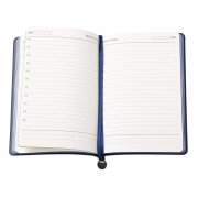 Ежедневник A5 недатированный Impero в мягком переплёте, темно-синий