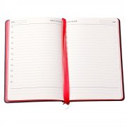 Ежедневник A5 недатированный Impero в мягком переплёте, красный