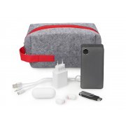 Органайзер для электроники и проводов «Felt» из RPET-фетра с ручкой