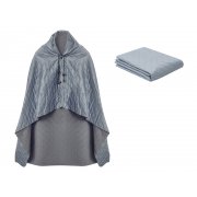 Плед-пончо 2-в-1 «Cappy» с капюшоном и мешком