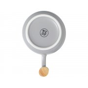 Кружка с ручкой и крышкой из каучукового дерева «Jeny»