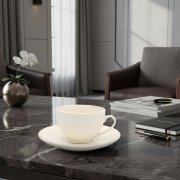 Чайная пара Swan, белая арт. 6149.01