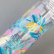 Бутылка для воды "Vita" с нанесением "Джунгли" 600 мл белый