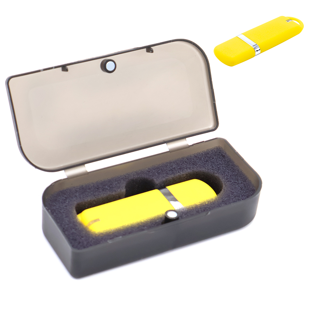 Флешка Shape с покрытием Софт Тач в футляре, желтая арт. 3010.06.02 Флешка Shape с покрытием Софт Тач в футляре, желтая арт. 3010.06.02