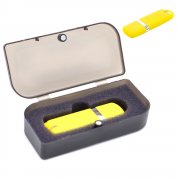 Флешка Shape с покрытием Софт Тач в футляре, желтая арт. 3010.06.02 Флешка Shape с покрытием Софт Тач в футляре, желтая арт. 3010.06.02