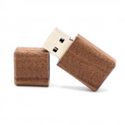 Флешка Selva, 16 Гб в футляре, коричневый арт. 3025.19.02