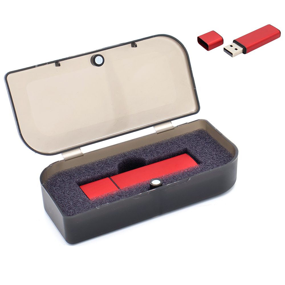 Флешка Loon 16 Гб в футляре, красная арт. 3027.05.02 Флешка Loon 16 Гб в футляре, красная арт. 3027.05.02