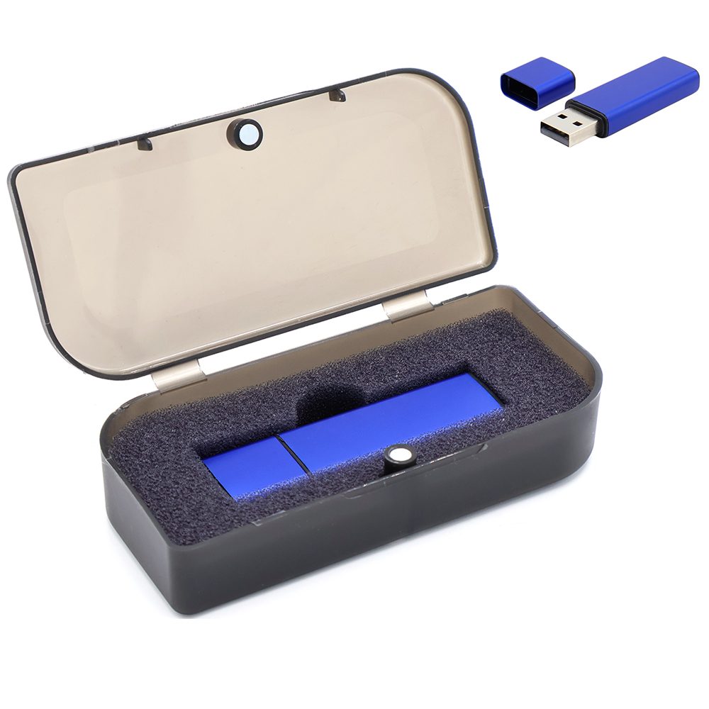 Флешка Loon 16 Гб в футляре, синяя арт. 3027.03.02 Флешка Loon 16 Гб в футляре, синяя арт. 3027.03.02