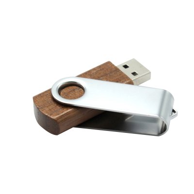 Флешка Twist wood 16 Гб в футляре, wooden color арт. 3013.11.02