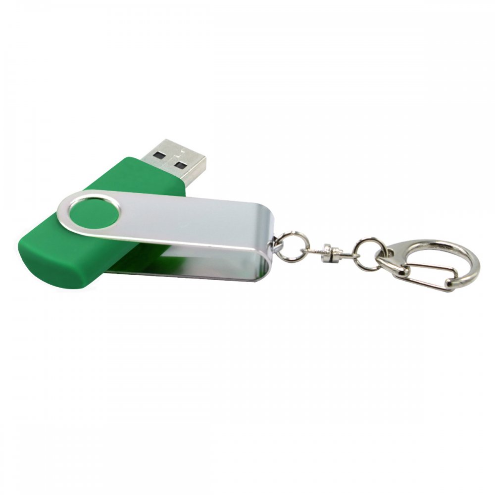 Флешка Twist 32 Гб в футляре, зеленая арт. 3003.04.02 Флешка Twist 32 Гб в футляре, зеленая арт. 3003.04.02