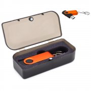 Флешка Twist Color 16 Гб в футляре, оранжевая арт. 3024.07.02