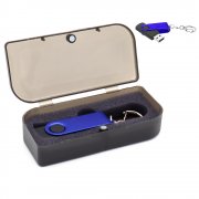 Флешка Twist Color 16 Гб в футляре, синий