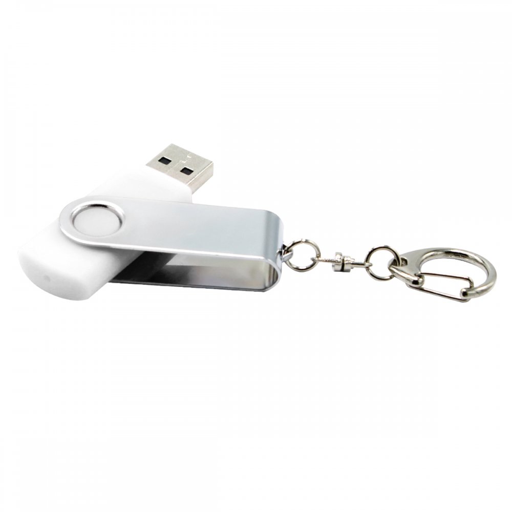 Флешка Twist 16 Гб в футляре, белая арт. 3002.01.02 Флешка Twist 16 Гб в футляре, белая арт. 3002.01.02