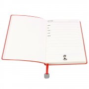 Ежедневник A5 недатированный Farfalla в мягком переплёте, красный