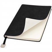 Ежедневник A5 недатированный Farfalla в мягком переплёте, черный