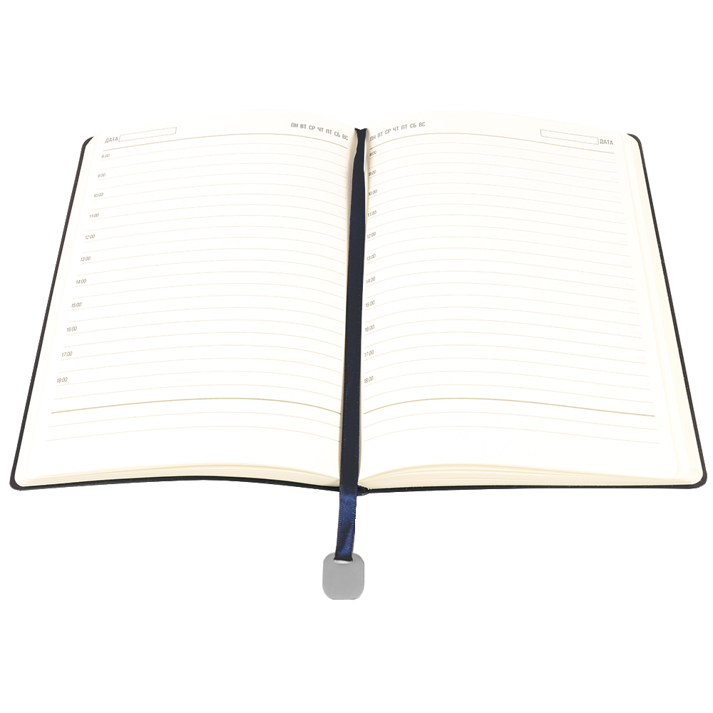 Ежедневник A5 недатированный Farfalla в мягком переплёте, синий арт. 51026.03 Ежедневник A5 недатированный Farfalla в мягком переплёте, синий арт. 51026.03