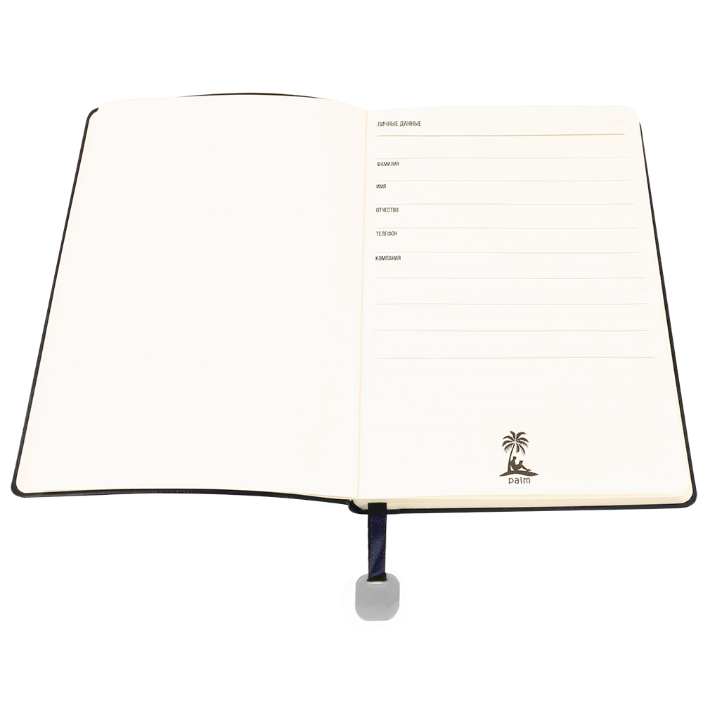 Ежедневник A5 недатированный Farfalla в мягком переплёте, синий арт. 51026.03 Ежедневник A5 недатированный Farfalla в мягком переплёте, синий арт. 51026.03