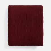 Плед Longview, темно-красный (винный)