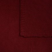 Плед Longview, темно-красный (винный)