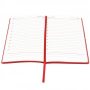 Ежедневник A5 недатированный Massimo в мягком переплёте, красный