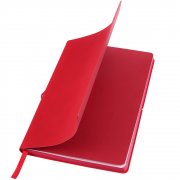 Ежедневник A5 недатированный Massimo в мягком переплёте, красный