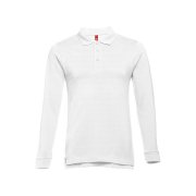 Рубашка-поло мужская BERN 210 с длинным рукавом Белый