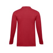 Рубашка-поло мужская BERN 210 с длинным рукавом Бордовый
