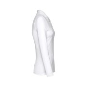 Рубашка-поло женская BERN WOMEN 210 с длинным рукавом Белый