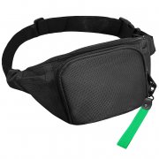 Поясная сумка SPLIT TO GO, Чёрный/Зелёный арт. 38002.02.04