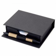 Набор для записей со стикерами Notora, черный арт. 49006.02