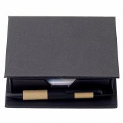 Набор для записей со стикерами Notora, черный арт. 49006.02