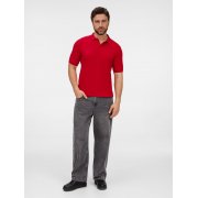 Рубашка поло унисекс Upswing, красная