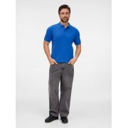 Рубашка поло унисекс Upswing, ярко-синяя