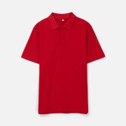 Рубашка поло унисекс Tervise, красная арт. 19419.50 Рубашка поло унисекс Tervise, красная арт. 19419.50