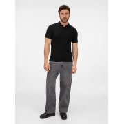 Рубашка поло унисекс Tervise, черная