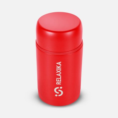 Термос для еды Relaxika 1000, красный арт. 15476.50