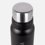 Термос Relaxika 1000 со стикерпаком, черный