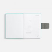 Ежедневник Grande Strap на заказ, датированный, бирюзовый арт. 18860.49 Ежедневник Grande Strap на заказ, датированный, бирюзовый арт. 18860.49