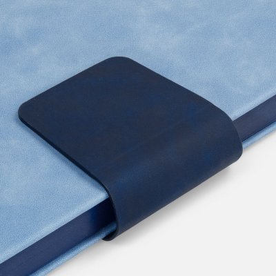 Ежедневник Grande Strap на заказ, датированный, голубой арт. 18860.14