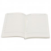 Ежедневник A5 недатированный Dante в мягком переплёте софт-тач, белый