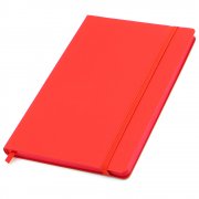 Ежедневник A5 недатированный Dante в мягком переплёте софт-тач, красный