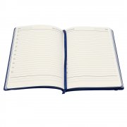 Ежедневник A5 недатированный Dante в мягком переплёте софт-тач, синий арт. 51025.03