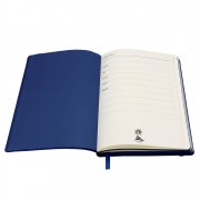 Ежедневник A5 недатированный Dante в мягком переплёте софт-тач, синий