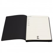 Ежедневник A5 недатированный Dante в мягком переплёте софт-тач, чёрный