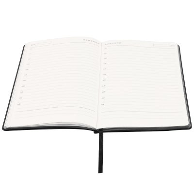Ежедневник A5 недатированный Dante в мягком переплёте софт-тач, чёрный арт. 51025.02