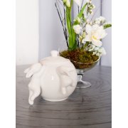 Сахарница с кроликами (NEW), 1000 мл, Белый арт. D207E015