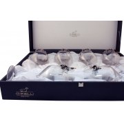 Комплект бокалов для красного вина 6 шт  UVA BLACK в подарочной упаковке  арт. 2047503