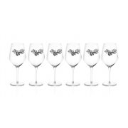 Комплект бокалов для красного вина 6 шт  UVA BLACK в подарочной упаковке  арт. 2047503