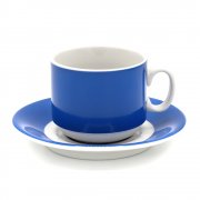 Чайная пара фарфоровая 220см³ "экспресс" "Sunrise" (7С1665Ф34), синий, в коробке арт. 6130.03-K