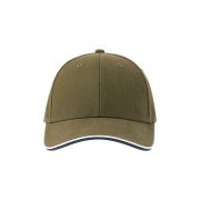 Бейсболка PILOT PIPING SANDWICH-S Оливковый